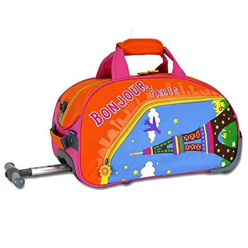 Duffel Bag rain cover-J World New York Paris Kids' Rolling Duffel