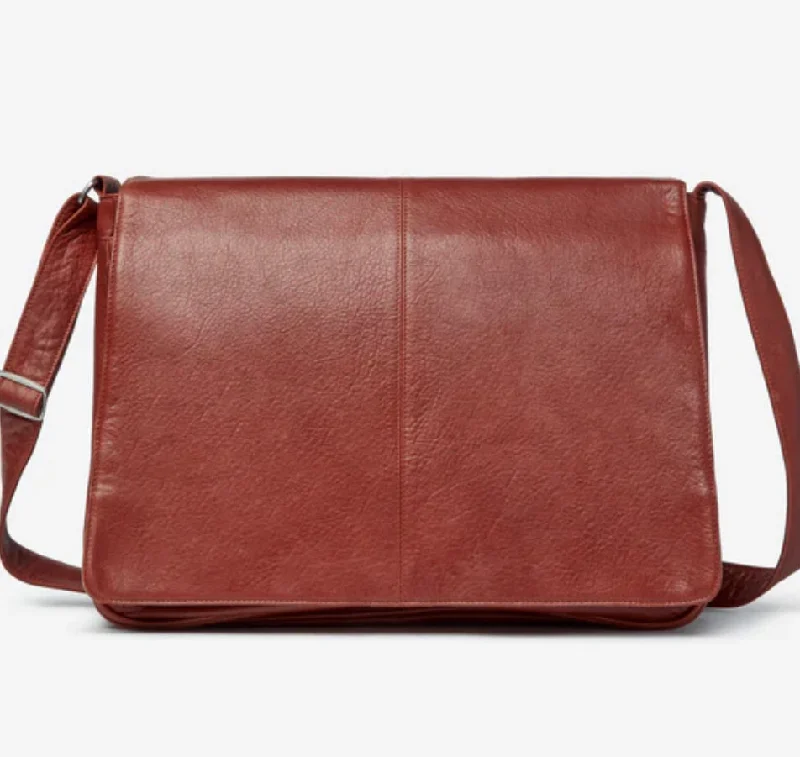 Messenger bag for fast trips-Osgoode Marley Leather Messenger Bag- 6008