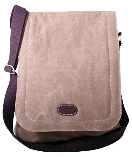 Messenger bag durable fabric-Leatherbay Urban Hipster Messenger Bag,Stone Olive,One Size