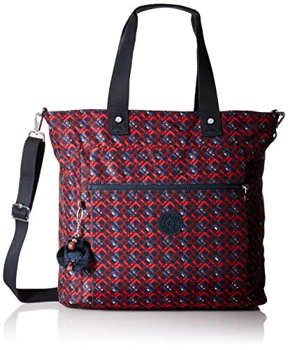 Lizzie Printed Laptop Tote Shoulder Bag, Groovy Lines, One Size