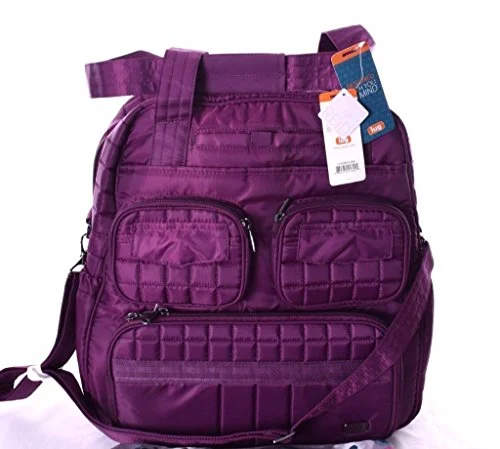 Duffel Bag summer vibes-Lug Women'S Puddle Jumper Overnight/Gym Duffel Bag, Berry Purple, One Size