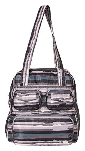 Duffel Bag sporty look-Lug Women'S Puddle Jumper Packable Carry Duffel Bag, Painted Pearl, One Size