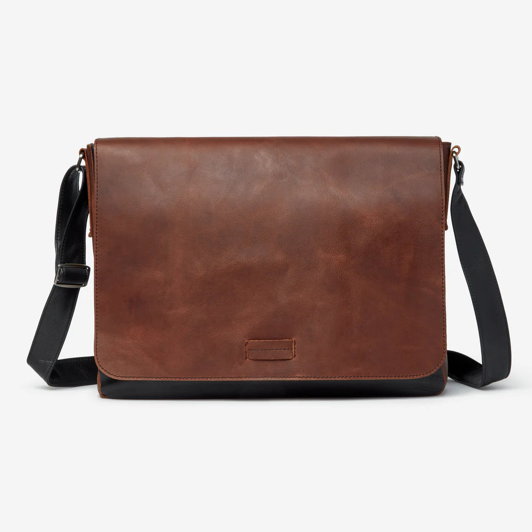 Messenger bag trendy trim-Osgoode Marley Leather Malachi Messenger Bag- 4043