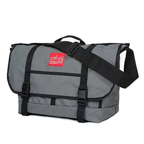 Messenger bag for business travel-Manhattan Portage Downtown Ny Messenger Bag (Lg) (Grey)