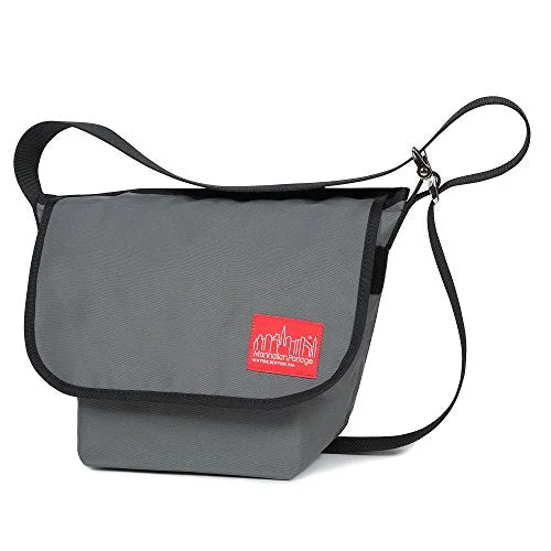 Messenger bag for laptop protection-Manhattan Portage Downtown Vintage Messenger Bag (Sm) (Grey)