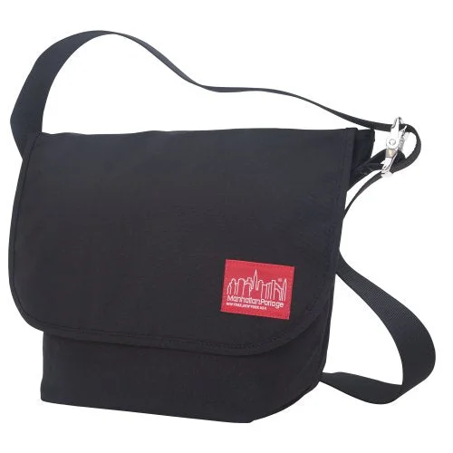 Messenger bag for quick outings-Manhattan Portage Vintage Messenger Bag, Black, Medium