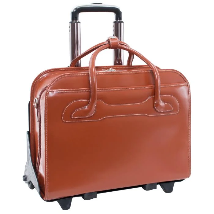 Briefcase with firm handles-McKlein USAWILLOWBROOK*