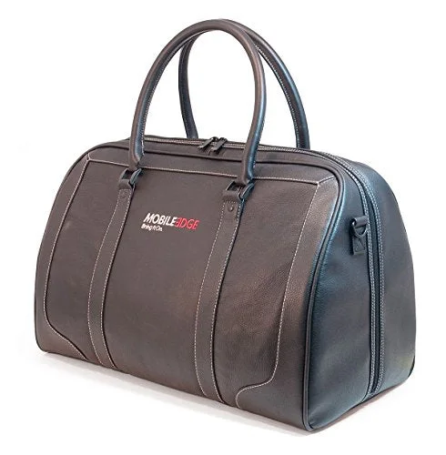 Duffel Bag budget friendly-Mobile Edge - Deluxe Leather Duffel - Black (Me-Lgb1)