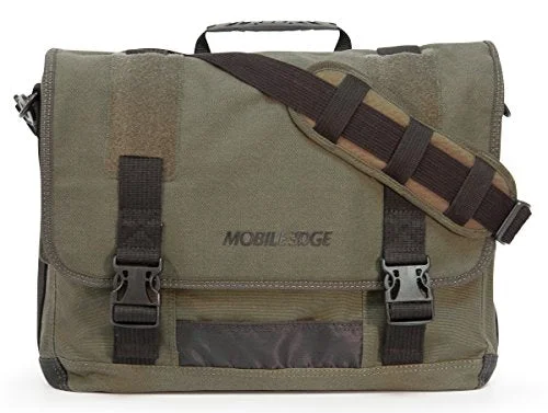 Messenger bag for carry-on needs-Mobile Edge Eco Laptop Messenger For Laptops Up To 17.3-Inch (Green)