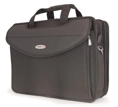 Briefcase for busy schedules-Mobile Edge Premium 17.3-Inch V-Load Briefcase For Notebooks (Mev17P)