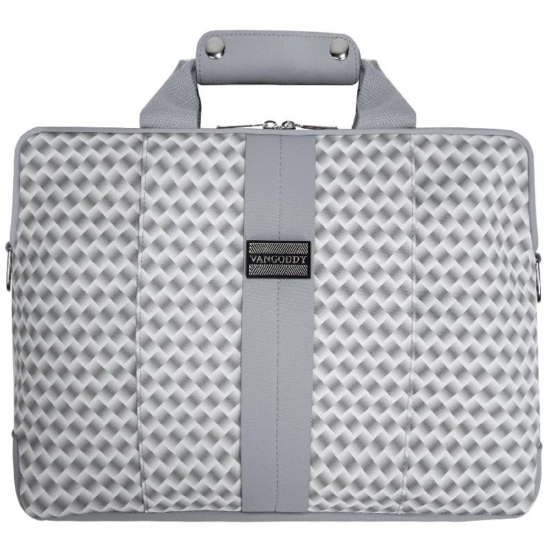 Messenger bag trendy stitching-Modernized VanGoddy Woven Pearl Messenger Bag for HP EliteBook/Stream/Envy/ChromeBook/Pavilion / 11"-13.5inch