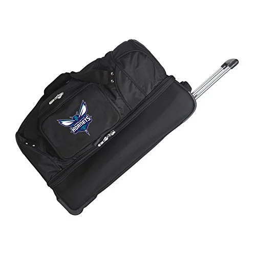 Duffel Bag seminar gear-Nba Charlotte Hornets Rolling Drop-Bottom Duffel