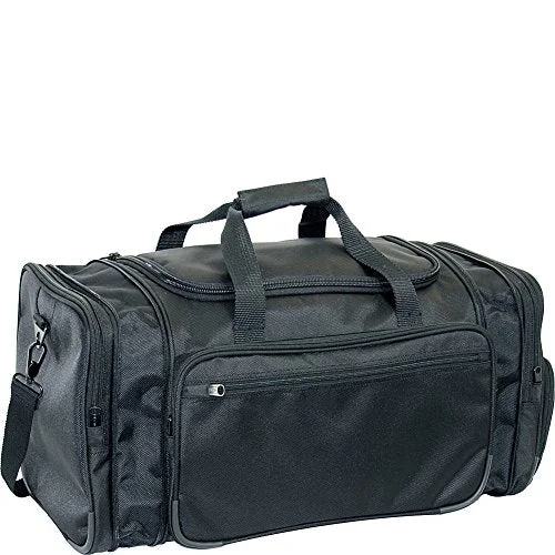 Duffel Bag for men-Netpack 20" 1680 D Ballistic Poly Expandable Travel Duffel (Black)