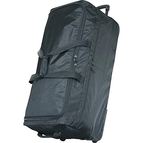 Duffel Bag team building-Netpack 30" Ultra Simple Wheeled Duffel (Black)