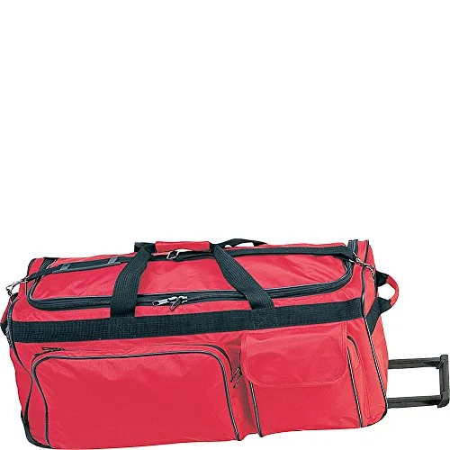 Duffel Bag networking-Netpack 35" Ballistic Wheeled Duffel (Red)