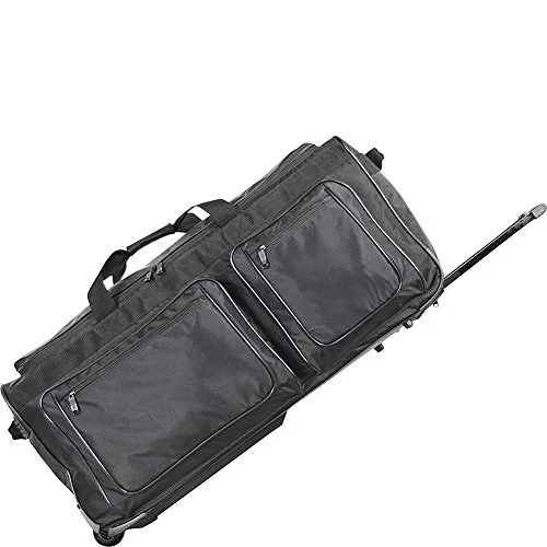 Duffel Bag camping gear-Netpack 40" Max Load Ballistic Wheeled Duffel (Black)