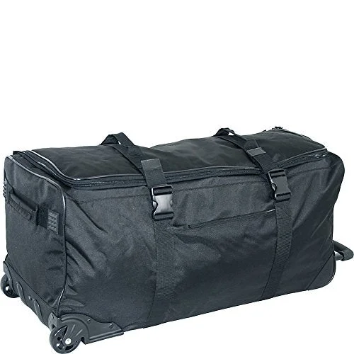 Duffel Bag travel dreams-Netpack Standing Up Travel Wheeled Duffel (Black)