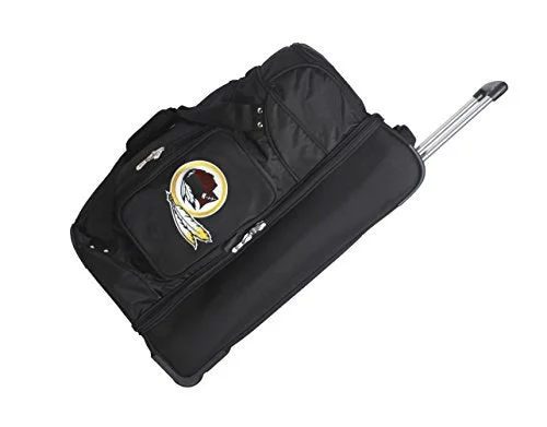 Duffel Bag conference kit-Nfl Washington Redskins Rolling Drop-Bottom Duffel