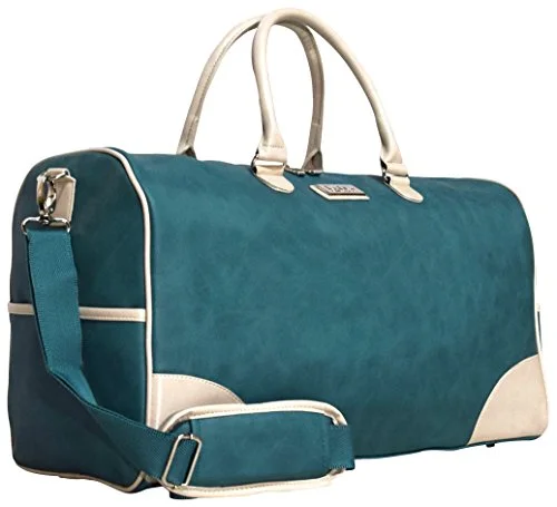 Duffel Bag painting gear-Nicole Miller Sharon City Duffel Bags (Teal)