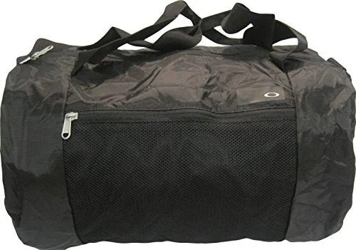 Duffel Bag uni essentials-Oakley Mens Packable 26L Duffel Bag One Size Blackout