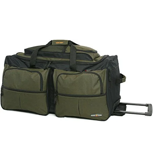 Duffel Bag reading nook-Pacific Coast Signature 30" Large Rolling Lug Duffel Bag, Olive