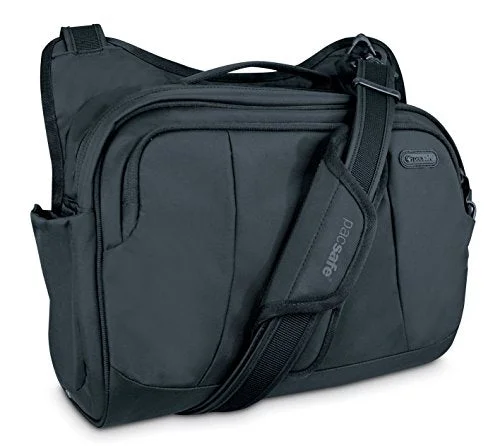 Messenger bag tough straps-Pacsafe Metrosafe 275 Gii Messenger Bag, Midnight Blue