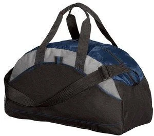 Duffel Bag sewing kit-Port & Company Small Contrast Duffel, Navy, One Size