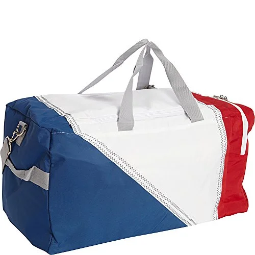 Duffel Bag beach towel-Sailorbags Trisail Duffel (Tricolor - Red/White/Blue)