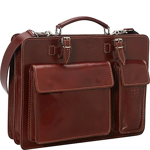 Messenger bag tough straps-Sharo Leather Bags Italian Leather Computer Brief And Messenger Bag (Raison