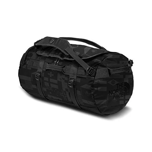 Duffel Bag obstacle race-The North Face International Collection Base Camp Duffel Bag (Medium), Tnf Black Flag Print