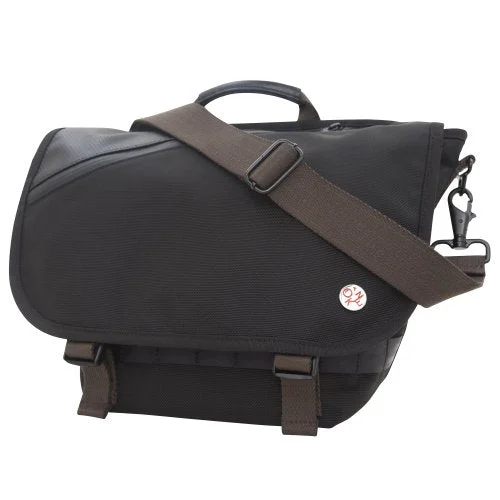 Messenger bag with cushioned strap-Token Bags Grand Army Messenger, Black, One Size