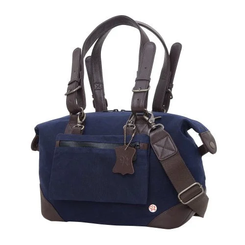 Duffel Bag therapy tools-Token Bags Lafayette Waxed Duffel Bag, Navy, One Size