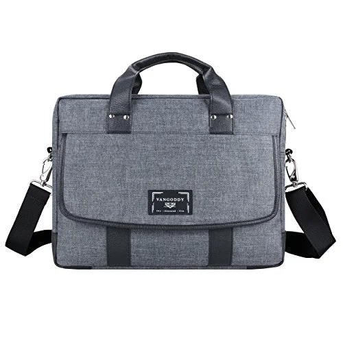 Vangoddy Chrono Grey Universal Tote Messenger Bag For Acer Aspire R / Aspire One / Chromebook 13.3"