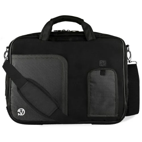 Messenger bag for work gear-Vangoddy Jet Black Laptop Messenger Bag For Lenovo Thinkpad / Ideapad / Yoga / 13.3Inch Laptops