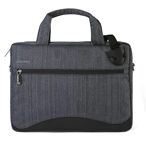 Briefcase with meeting kits-Vangoddy Nbklea608 Wave 2-In-1 Universal Messenger Bag + Briefcase For 12", 13" Or 13.3" Laptops,