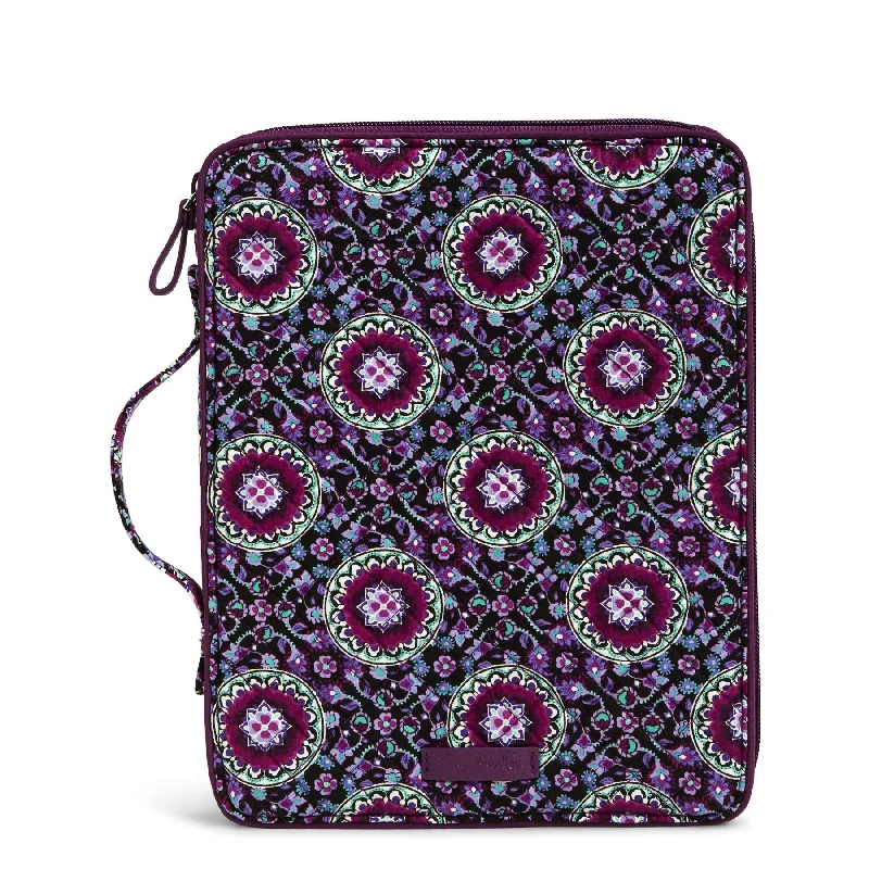 Messenger bag with huge capacity-Vera Bradley Iconic Tablet Tamer Organizer - Signature Messenger Bag Bag