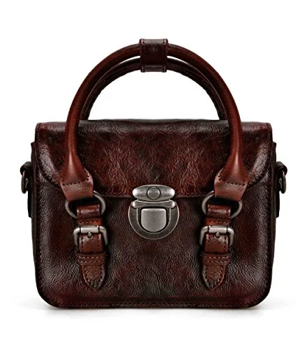 Messenger bag for urban needs-Zlyc Women Vintage Handmade Dip Dye Leather Messenger Satchel Top Handle Hand Bag