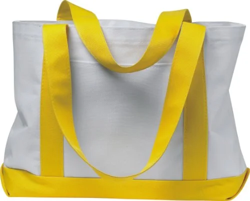 Zuzify Boat Tote. Bg0011 Os White / Yellow